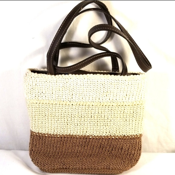 Liz Claiborne 3 Color Woven Purse - Picture 3 of 6